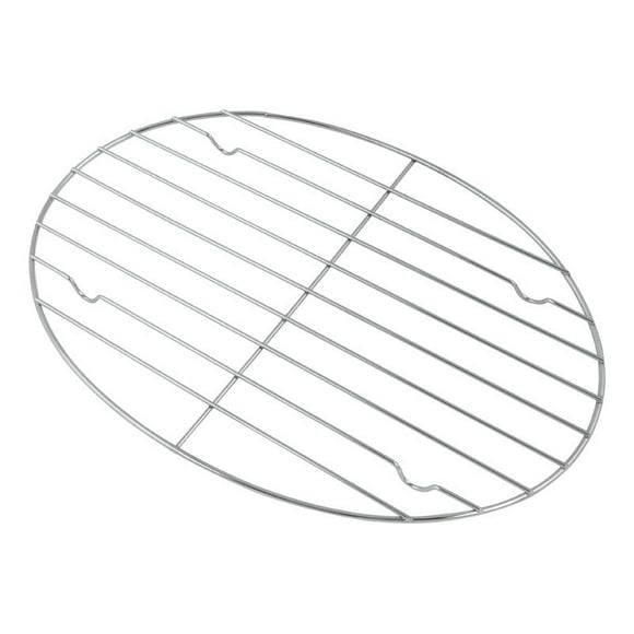Asador Harold Import ovalado de acero, 22 x 30 cm