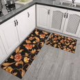 thumbnail image 2 of Pioneer Flower Floral Print Pattern Kitchen Rugs Sets Of 2,Anti Fatigue Kitchen Mat Rugs Non Slip Washable,Decorative Kitchen Floor Mats for Kitchen,Sink,Laundry,17"x30"+17"x47", 2 of 7
