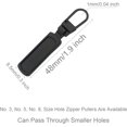 thumbnail image 4 of Queilt 4Pcs Zipper Pull Replacement for Small Holes Zipper, Detachable Zipper Tab Repair for Clothing Jackets Boots, 4 of 5