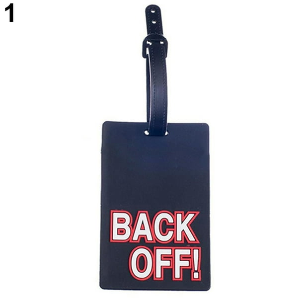 Letter Print Suitcase Handbag Baggage Name Address ID Label ...