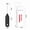 black, variant on Electric Handheld Egg Beater, Small Cream and Egg Frother for Baking, Outdoor Food Mixer, Single-Head Milk Frother, Essential Kitchen Tool