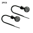 thumbnail image 5 of Wweixi 2Pcs Rideau Boucle Ronde Tête U en Forme de Crochet Support Métal Mur Tiebacks Salon Fenêtre Chambre Rideaux Décor, 5 of 5