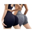 thumbnail image 2 of 2pz Shorts De Licras Mujer Deportivos Pantalones Gym Yoga, 2 of 8