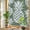 Blush, Rose, White, variant on Window Privacy Film for Home Office Static Cling, Navy Blue White Pineapple Decorative Stained Glass Window Film for Large Sliding Door Tropical Summer Botanical Fruits 29.5 x 118 Inches