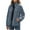 Blue Jackets for Women, variant on Fuzzy Jackets for Women Long Sleeve Zip Up Fleece Jacket Open Front Plaid Varsity Jackets