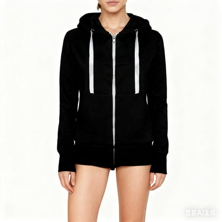 Fatuov Sweatshirts for Women Plus Size Lightweight Hoodies with Zipper Casual Sweatshirts for Fall Winter Fashion Long Sleeve Solid Color Drawstring Outerwear with Pocket