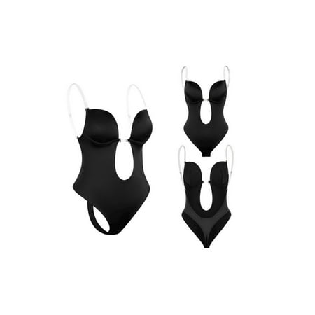 

Backless Shapewear with Invisible Straps- Black