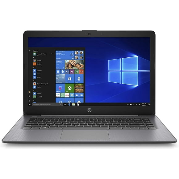 HP Stream 14 Intel N4000 64GB 4GB Windows 10 Home Brilliant Black Refurbished Good
