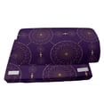 thumbnail image 4 of Abstract Foot Rest, Monochrome Illusive Circles in Rhythmic Pattern Illustration Art Print, Non-Slip Backing Ergonomic Memory Foam Leg Support for Office, Quartz and Pale Brown, by Ambesonne, 4 of 5