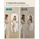 thumbnail image 5 of Organizador de joyas SONGMICS LED montado en pared/puerta con espejo, 5 of 9