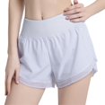 thumbnail image 1 of Pantalones Cortos Para Correr De Secado Rápido Para Mujer Pantalones Cortos Deportivos Con Cintura Elástica Para Entrenamiento Pantalones Cortos Antideslumbrantes De Cintura Alta Guardurnaity OD015522-10, 1 of 6