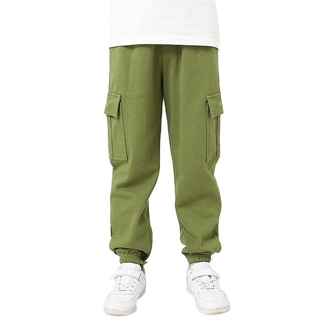 Girls' Autumn Style Leggings - Sports Elastic Children's Pants with Hip Design for Active Wear