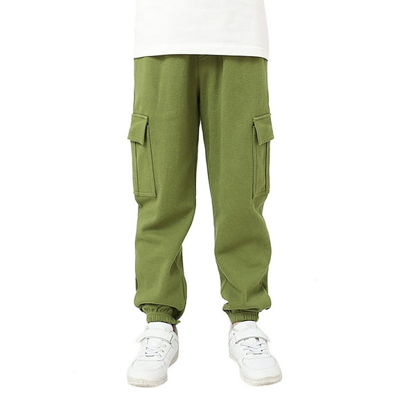 SXcggal One Girls' Autumn Style Leggings Pants Sports Elastic Children's Pants Baby's Boys Pants Casual Loose Cozy Girl Children's Trousers
