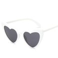 thumbnail image 1 of Retro Heart Shaped Sunglasses Lady Oversized Uv400, 1 of 1