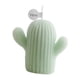 thumbnail image 1 of Vela creativa de cactus con aroma a cera de soja, ideal para postres. Verde claro, 1 of 9