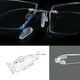 thumbnail image 3 of 10 pares de almohadillas nasales de silicona para gafas ovaladas Bazoo que sujetan la almohadilla nasal, 3 of 6
