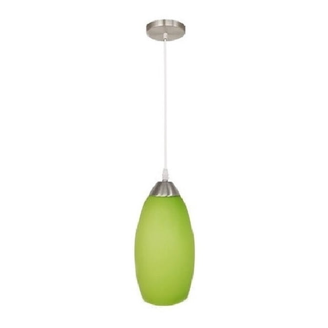Lámpara Colgante Candil Techo Vidrio Soplado Verde Maxxi