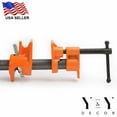 thumbnail image 2 of Y&Y Decor 4 PACK 1/2" Wood Gluing Pipe Clamp Set Heavy Duty PRO Woodworking Cast Iron, 2 of 4