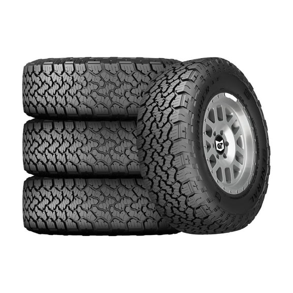 Set of 4 General Grabber A/TX 215/65R16 98T Tires