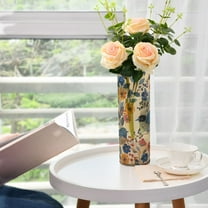 Birds and Flowers Flower Vase Decorative Vases for Flowers Home Decor for Centerpieces Entryway Shelf Living Room