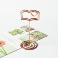thumbnail image 4 of 6 Pcs Pinces à Notes Support en Forme de Livre Clips Photo Support de Message de Mariage, 4 of 8