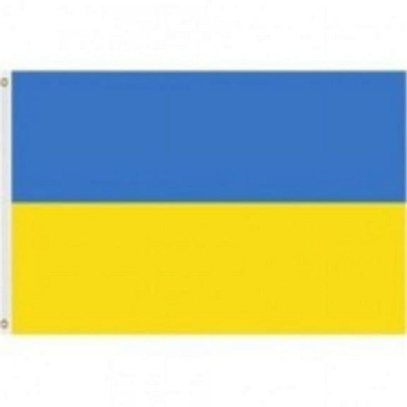 Annin Flagmakers 221646 4 ft. X 6 ft. Nyl-Glo Ukraine Flag
