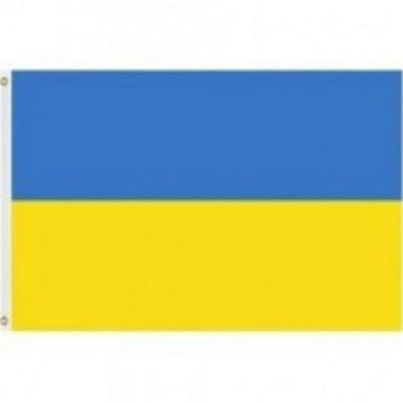Annin Flagmakers 221646 4 ft. X 6 ft. Nyl-Glo Ukraine Flag