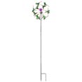 thumbnail image 3 of Iron Art Craft Outdoor 3D Wind Spinner with Sturdy Iron Material Reflective Painting and Rustless Function Windmill for Outdoor Yard Lawn Garden Decorations, 3 of 8