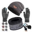 thumbnail image 1 of 3en1 Gorro Bufanda Guantes Tejidos Unisex Invierno Para Frío, 1 of 8