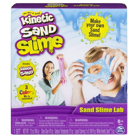 Kinetic Sand - Sand Slime Lab, All-in-One Kit for Ages 8 and