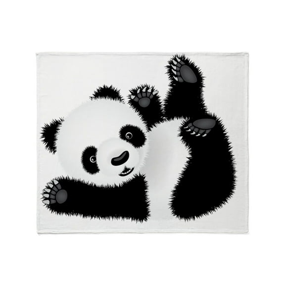 CafePress - Baby Panda Throw Blanket - Soft Fleece Throw Blanket, 50"x60" for All Ages