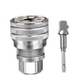 thumbnail image 2 of Juego de llaves de tubo universales, estándar de 10 a 19 mm, portátiles, antideslizantes, de metal, con accionamiento de 3/8 de pulgada, adaptador de, 2 of 9