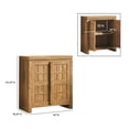 thumbnail image 4 of Walker Edison Modern Storage Accent Cabinet, Heritage Oak, 4 of 11