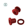 thumbnail image 3 of Acrylic Screw Fit Ear Plugs 8 Gauge to 00 Gauge -Choose Your Color- 1 Pair, 3 of 8
