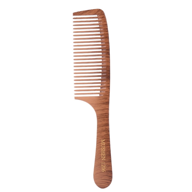 Cepillo de pelo de salón estático antienredos para masaje del cuero cabelludo con peine suave de madera (06) Tmvgtek cuidado belleza