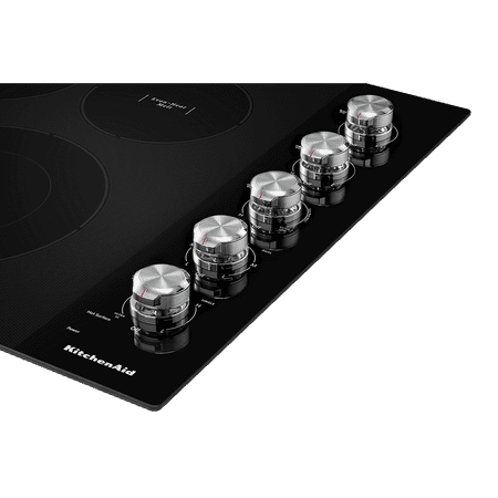 KitchenAid - 30" Built-In Electric Cooktop - Black