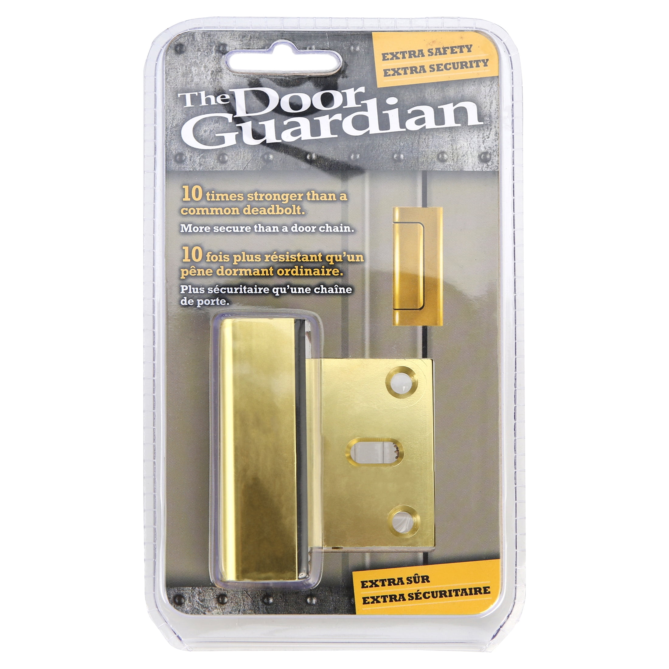 The Door Guardian Brass Security Latch