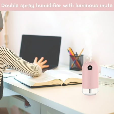 

LnjYIGJ Small Humidifier 500ml Desk Type Large Capacity Humidifier Quiet Operation Night Lighting Function Two Spray Modes Bedroom Baby Room Office And Home Humidifiers