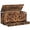 Rustic Brown, variant on Storage Chest, 39.3" Toy Chest with Drawer, Wooden Storage Bench, Sturdy Entryway Bench Supports 220 lb, Shoe Bench, Safety Hinge, U-Shaped Opening, Easy Assembly, Rustic Brown FG710CW01G1