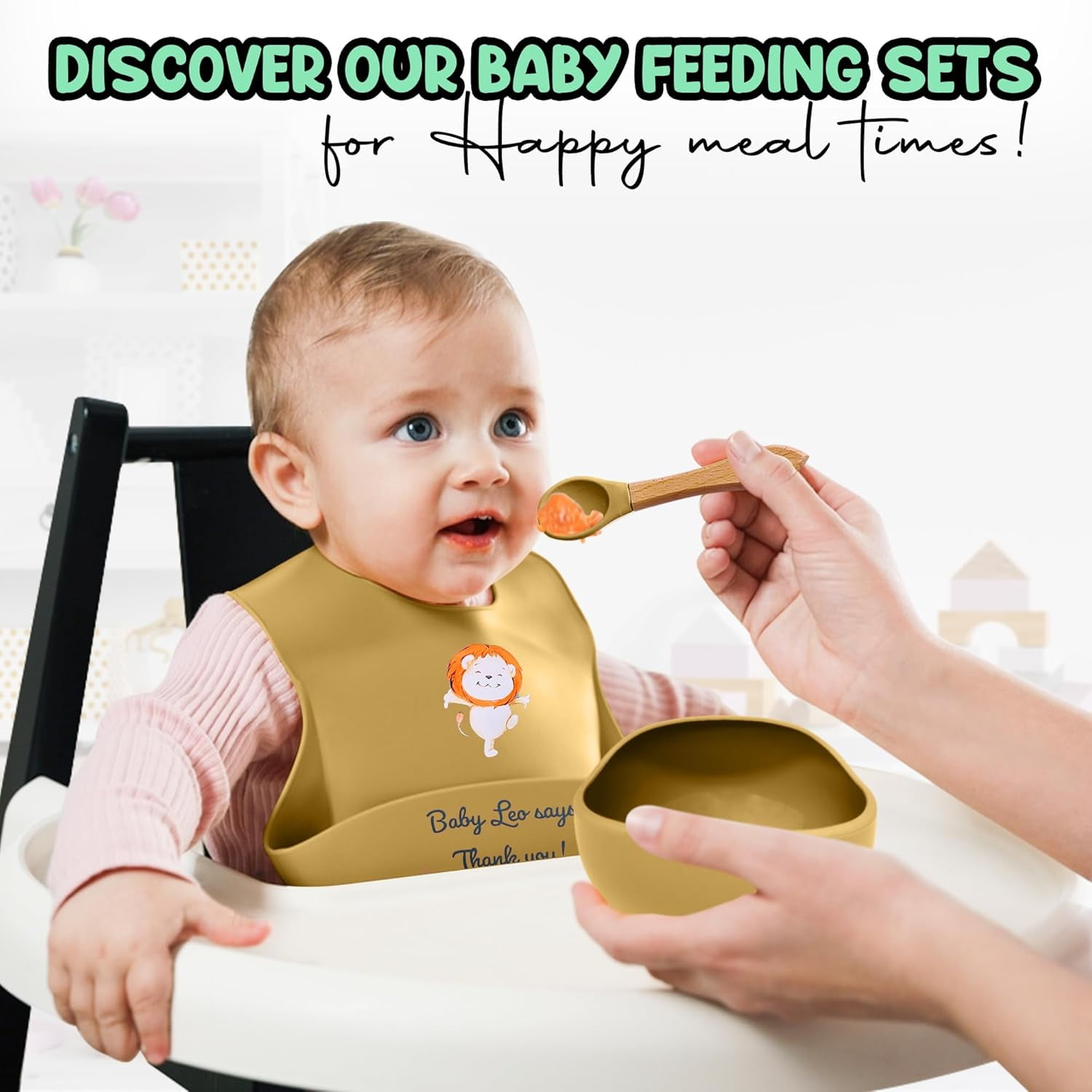 Aha Essentials Baby Feeding Set 12-Piece Silicone Beige