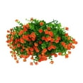 thumbnail image 1 of 12 paquetes flores artificiales Baoblaze Naranja 35 cm flores de seda, 1 of 8