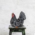 thumbnail image 3 of Abbott Collection Sitting Engraved Hen Decorative Figurine, Black (8" Long), 3 of 3