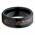 thumbnail image 2 of Camouflage Wedding Ring,Camouflage Tungsten Wedding Band,Black Wedding Ring,8mm Wedding Ring,Anniversary Ring,Engagement, 2 of 3