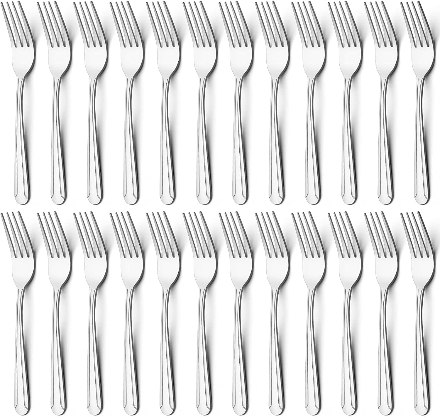 Bestdin 24 Pieces Forks Set, 8.2" Stainless Steel Dinner Forks
