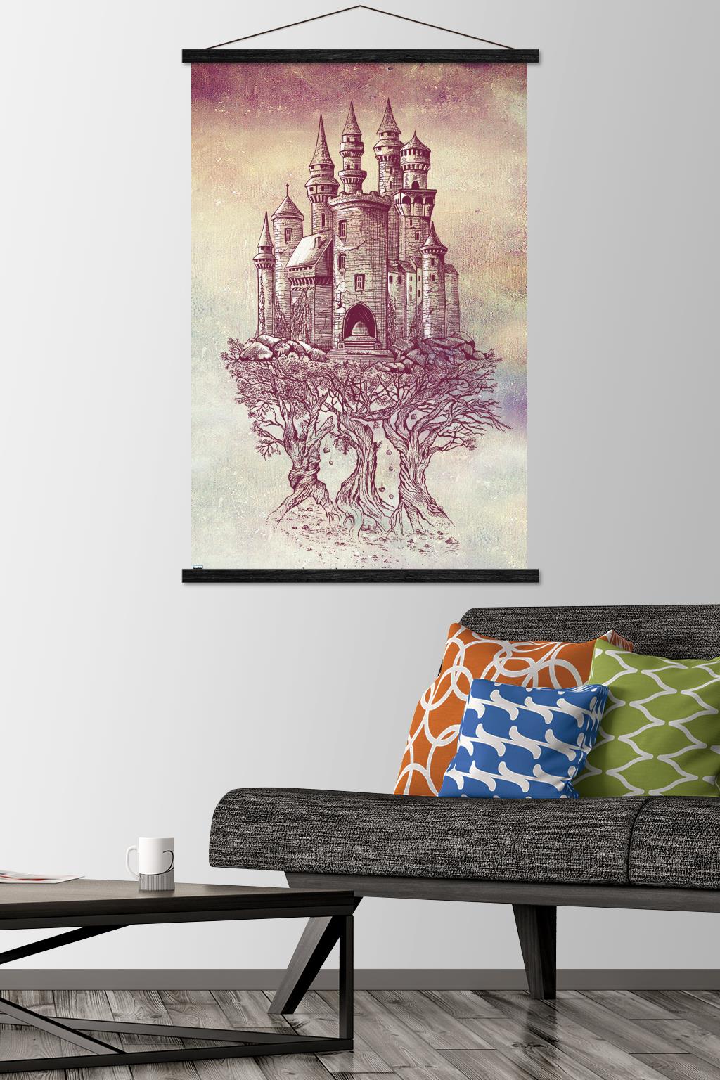 Jim Baldwin - Double Dog Dare Wall Poster, 14.725" x 22.375" Framed