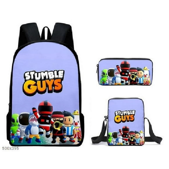 Cartoon Ninja Lego Children'S Backpack Primary And Secondary School Students Large Capacity Leisure Schoolbag Three-Piece Set 2 -WEVALLEY