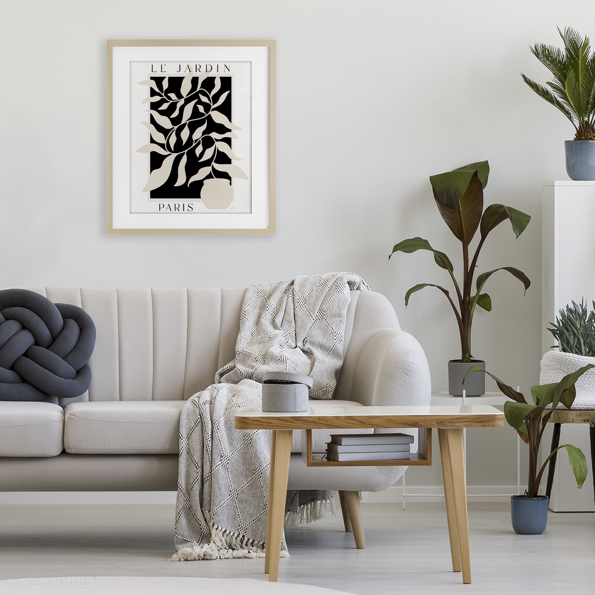 Stupell Industries Le Jardin Paris Botanicals Birch Framed Print Under Glass, design by Natalie Carpentieri
