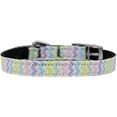 thumbnail image 2 of Mirage Pet 126-171 3810 Spring Chevron Nylon Dog Collar with Classic Buckle 0.37 in. - Size 10, 2 of 2