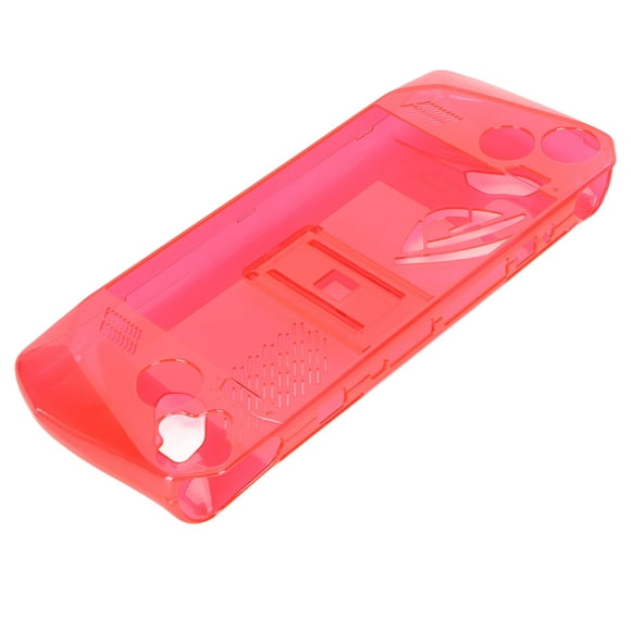 Transparent Case for ROG Ally, Shockproof TPU Cover with Stand, Clear Console Protective Cover for ROG Ally 2023, Non Slip Ergonomic Design