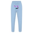 thumbnail image 5 of Zszcpp Men Work Pants Cartoon Print Leisure Brief Cropped Long Loose Basic Style Lounge Trousers Casual Trouser, 5 of 5